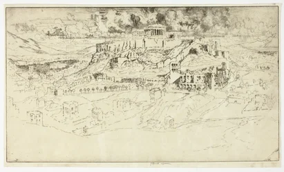 Atenas desde la Tumba de Filopotes