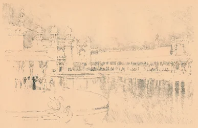 Auto-litografía de J. Pennell, c1877-1898, 1898