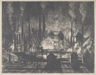 Cambio de Turnos, Charleroi, 1911