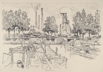 Minas de Carbón, Monceau, Francia, 1911