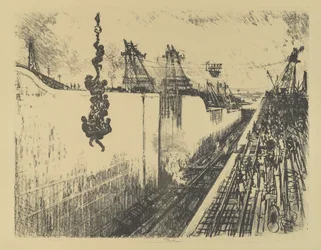 Hora de la Cena, Esclusa de Gatún, 1912