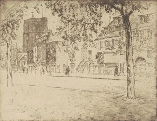 Casa donde murió Whistler, 1904