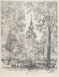 Plaza de la Independencia y la Casa del Estado, 1912