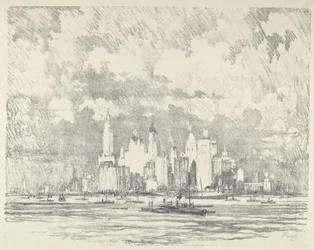 Nueva York desde la Isla Ellis