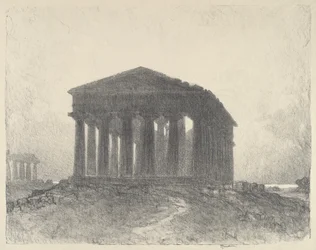 Paestum, atardecer, 1913