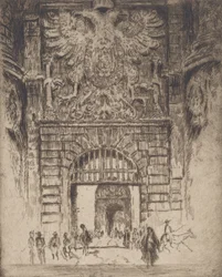 Puerta Visagara, Puerta de Madrid, Toledo, 1904