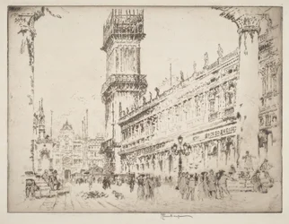 Reconstrucción del Campanile, Venecia, No.II