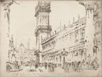 Reconstrucción del Campanile, Venecia, No.II