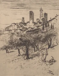 San Gimignano, 1883