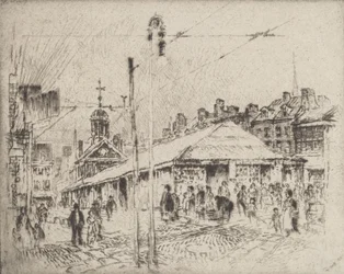 Mercado de la Segunda Calle, Filadelfia, 1920