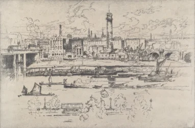 Torre de Tiro entre los Puentes, 1910