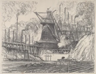 La gran acería, Gary, Indiana