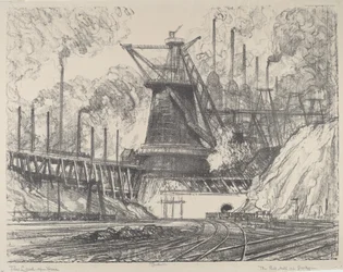La gran acería, Gary, Indiana