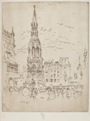 La Cruz de Elinor, Frente a la Estación de Charing Cross