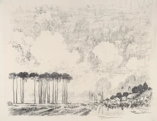 El campamento de embarque, el bosque clásico