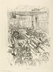 La serie de la guerra inglesa: W.441. La tienda de armas, 1916