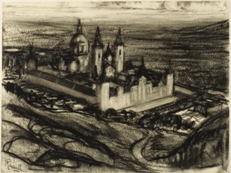 El Escorial desde la Silla de Felipe