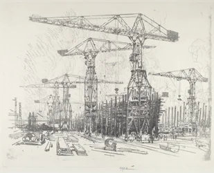 El viejo astillero, 1916