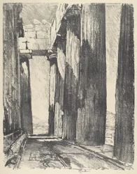 El pórtico del Partenón