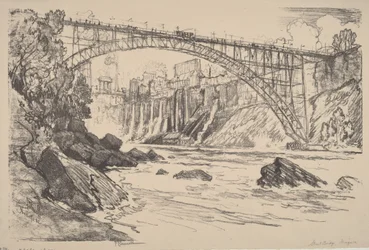 El puente de acero