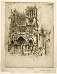 La fachada oeste, Amiens