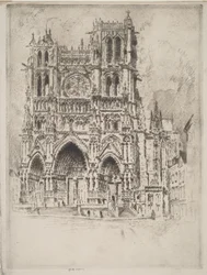 La fachada occidental, Amiens