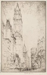 El edificio Woolworth, 1915