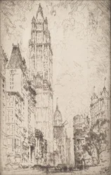 El edificio Woolworth, 1915