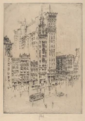 Union Square, día lluvioso
