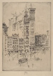 Union Square, día lluvioso