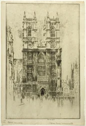 Fachada oeste, Abadía de Westminster