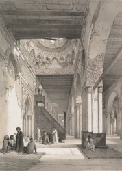 12. Interior, Mezquita de Ibn Tulun, 1843