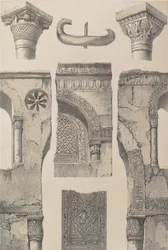 13. Detalles, Mezquita de Ibn Tulun, 1843
