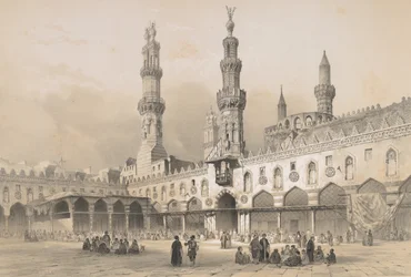 22. Cour de la Mosquée el Ahzar, en El Cairo