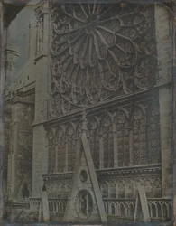 Rosetón, Catedral de Notre-Dame, París, 1841