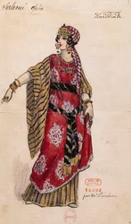 Herodías para Salomé, de Richard Strauss (1864-1949), representada en la Ópera Garnier de París, 3 de mayo