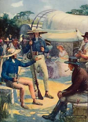 Colonos de 1820 y sus convoyes bóer, 1909