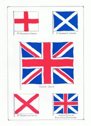Las banderas del Reino Unido (circa 1910)