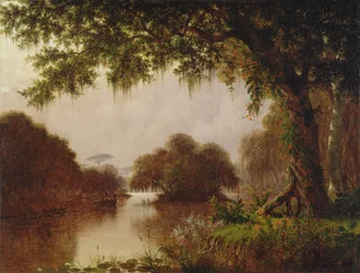 Pantano en el Mississippi, 1871
