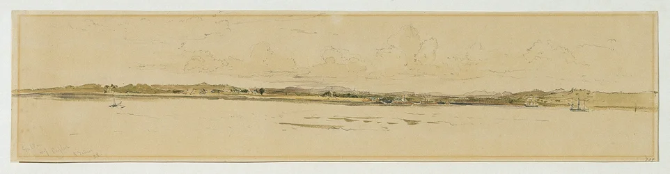 La rada de Point de Galle en Ceilán (Sri Lanka)