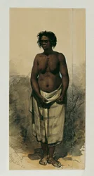 Mujer aborigen de Wollongong (Wollongong), Australia