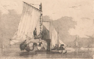 Barcos en Braydon, 1825