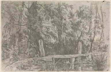Paisaje con puente