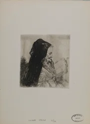 Sin título: anciana leyendo