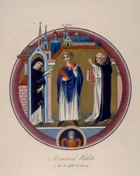 Hábitos Monásticos del Siglo XII, c1797