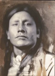 Un jefe sioux [No-Tiene-Caballos], 1898