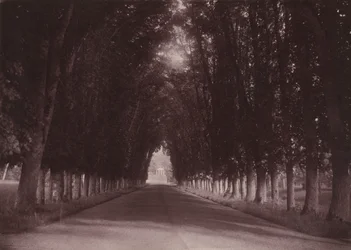 Camino de entrada, Château de Grand-Vaux, Savigny-sur-Orge, la casa familiar de Vigier,c. 1855 (foto)