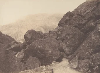 Bloques en el caos, St-Sauveur, 1853