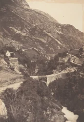 Puente de Sia Ruta de Gavarnie St Sauveur, 1853