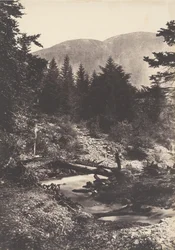 Torrent de la cascada de las Demoiselles, Bagnères de Luchon, 1853